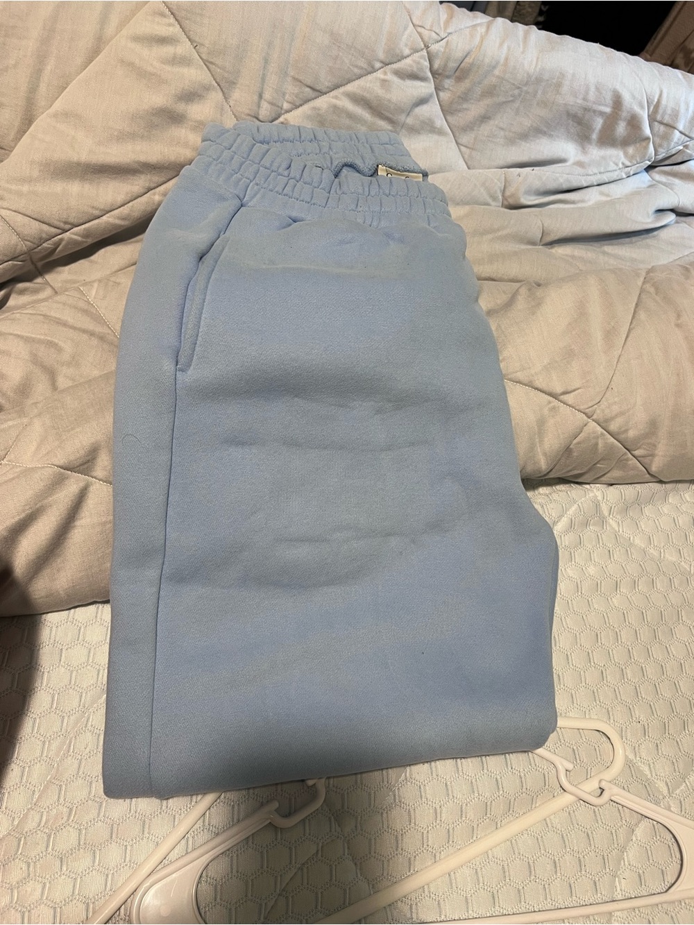 Light Blue Women's Track Joggers